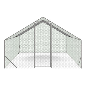 Enclos grillagé pour poules 12m² - 3x4m