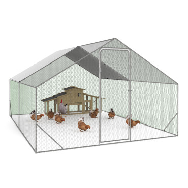 Enclos grillagé pour poules 12m² - 3x4m