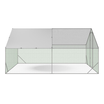 Enclos grillagé pour poules 12m² - 3x4m