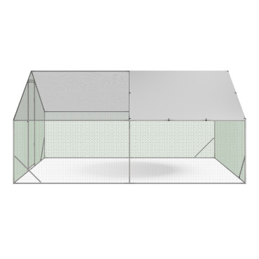 Enclos grillagé pour poules 12m² - 3x4m