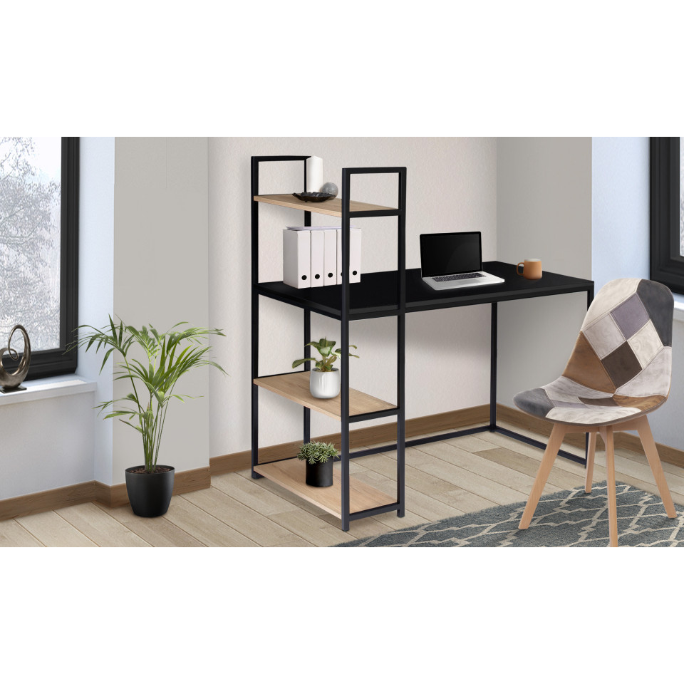 Bureau bibliothèque 2 en 1 Manhattan