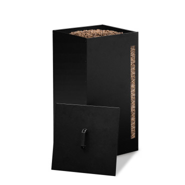 Réservoir à granules et pellets noir 45kg
