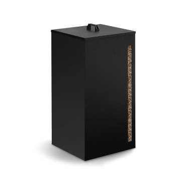 Réservoir à granules et pellets noir 45kg