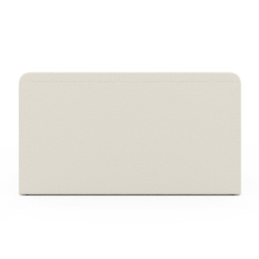 Lit coffre Louise en bouclette avec sommier et tête de lit arrondie 160x200cm