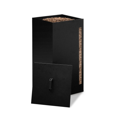 Réservoir à granules et pellets noir 30kg