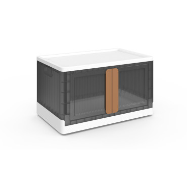 Boîtes de rangement empilables 72L - lot de 2