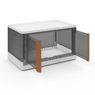 Boîtes de rangement empilables 72L - lot de 2