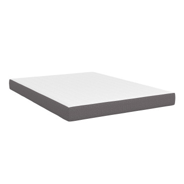 Matelas mémoire de forme épaisseur 16cm blanc et gris 140x190cm