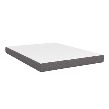 Matelas mémoire de forme épaisseur 16cm blanc et gris 140x190cm