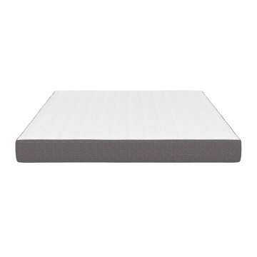 Matelas mémoire de forme épaisseur 16cm blanc et gris 140x190cm