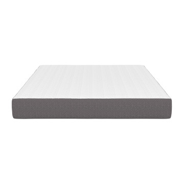 Matelas mémoire de forme épaisseur 20cm blanc et gris 140x190cm