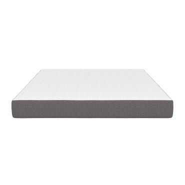 Matelas mémoire de forme épaisseur 20cm blanc et gris 160x200cm