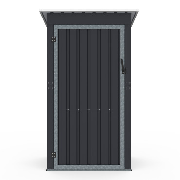 Abri de jardin en métal gris Bogota 160cm