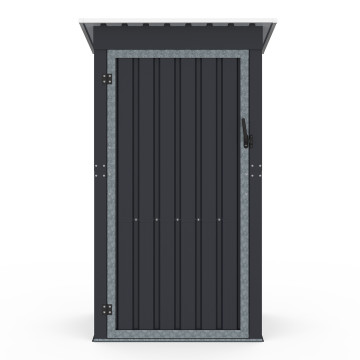 Abri de jardin en métal gris Bogota 160cm