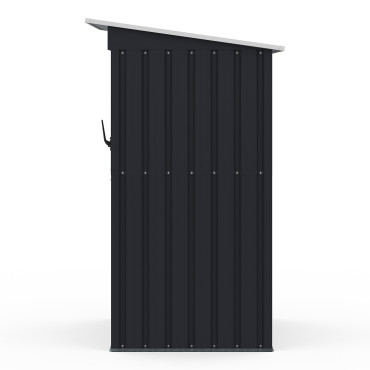 Abri de jardin en métal gris Bogota 160cm