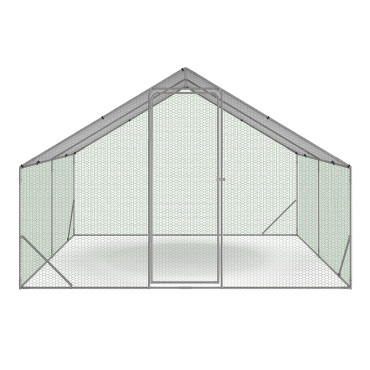 Enclos grillagé pour poules 9m² - 3x3m