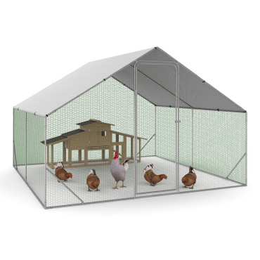 Enclos grillagé pour poules 9m² - 3x3m