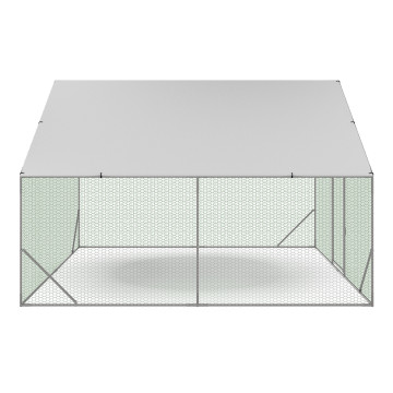 Enclos grillagé pour poules 9m² - 3x3m