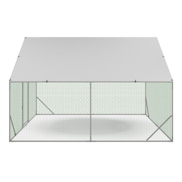 Enclos grillagé pour poules 9m² - 3x3m