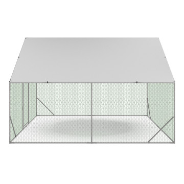 Enclos grillagé pour poules 9m² - 3x3m