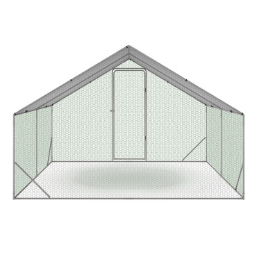 Enclos grillagé pour poules 9m² - 3x3m