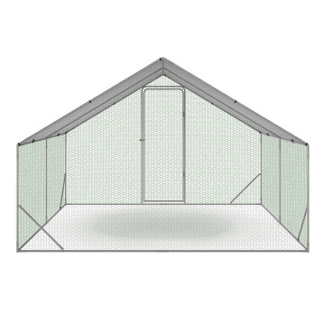 Enclos grillagé pour poules 9m² - 3x3m