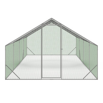 Enclos grillagé pour poules 24m² - 3x8m