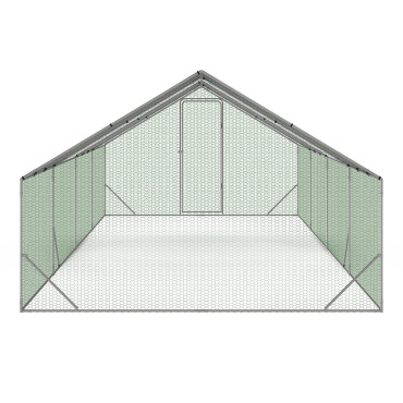 Enclos grillagé pour poules 24m² - 3x8m