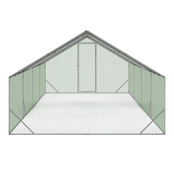 Enclos grillagé pour poules 24m² - 3x8m