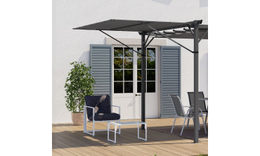 Auvent inclinable pour pergolas Marina 2,5x1,5m
