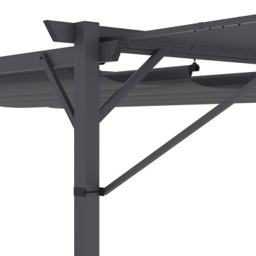 Auvent inclinable pour pergolas Marina 2,5x1,5m