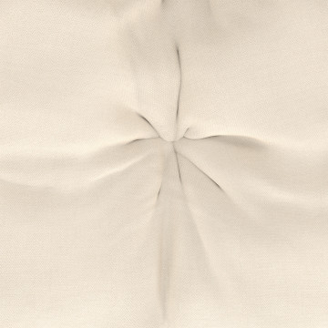 Fauteuil de jardin Lois rotin et coussin écru