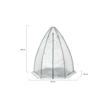Serre d'hivernage Teepee 160x160x180cm