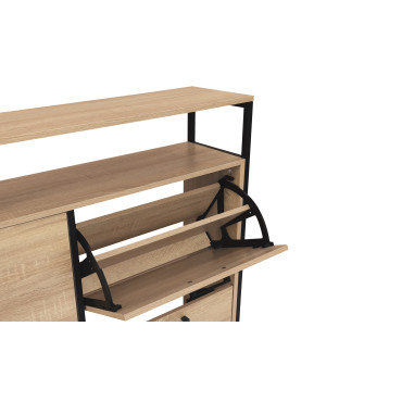 Meuble chaussures Alan 4 portes - 20 paires