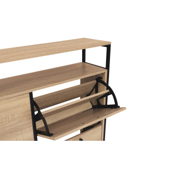 Meuble chaussures Alan 4 portes - 20 paires