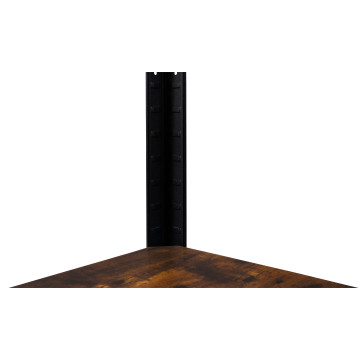 Etagère en acier 5 niveaux spéciale charges lourdes effet bois vieilli - 650kg