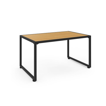 Salon de jardin Ozéa 4 places noir et cordage