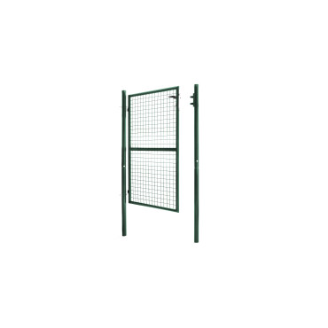 Portillon en acier vert 150x100cm