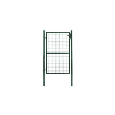 Portillon en acier vert 150x100cm