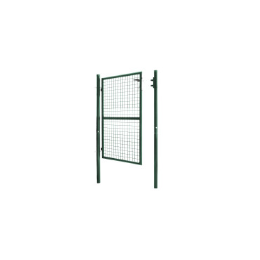 Portillon acier vert 125x100cm