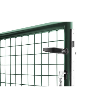 Portillon acier vert 125x100cm