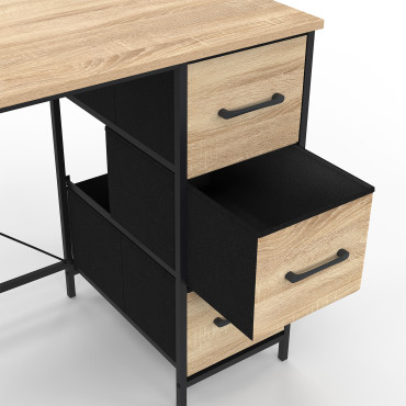 Bureau Iris 3 tiroirs