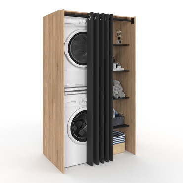 Meuble buanderie double machines à laver