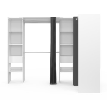 Dressing Justine d'angle 230cm blanc