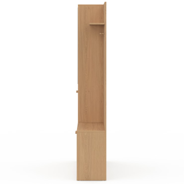 Vestiaire d'entrée Faustine avec placard et miroir