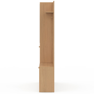 Vestiaire d'entrée Faustine avec placard et miroir