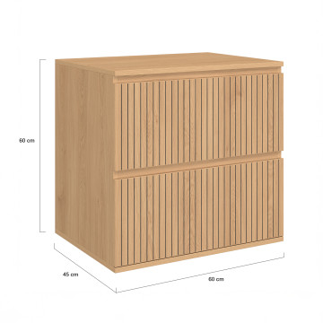 Meuble sous vasque Faustine 2 tiroirs