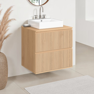 Meuble sous vasque Faustine 2 tiroirs