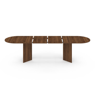 Table à manger extensible Gabin 200-300cm effet noyer