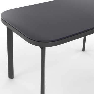 Salon de jardin Lorca 4 places gris